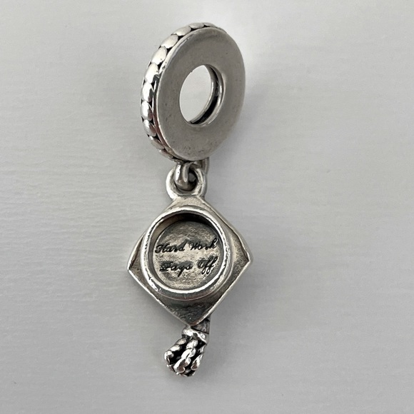 Authentic Pandora Graduation Dangle Charm Sterling Silver - Picture 3 of 4
